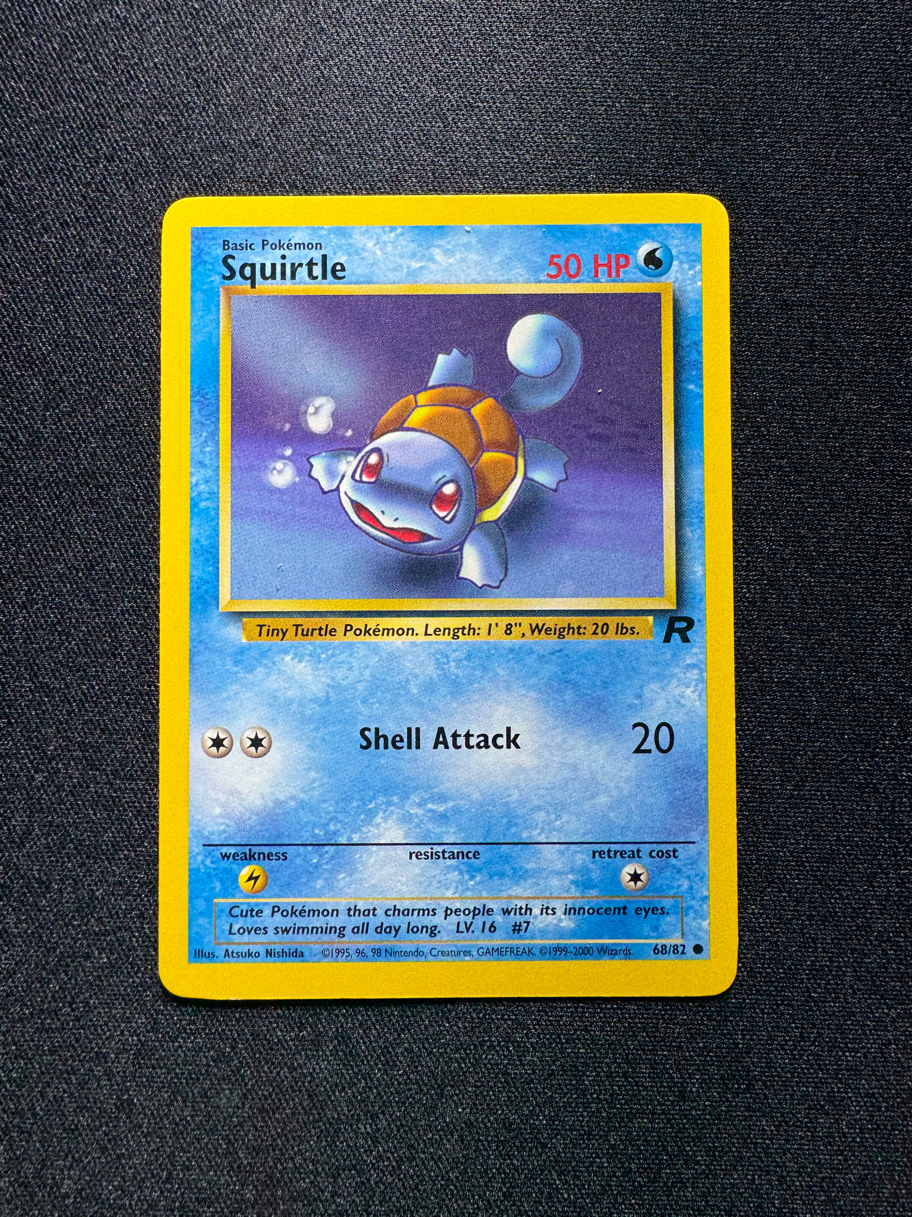 Squirtle Common 68/82 Pokémon Team Rocket