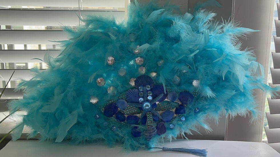 Miniatura: Abanico de Yemayá Decorativo