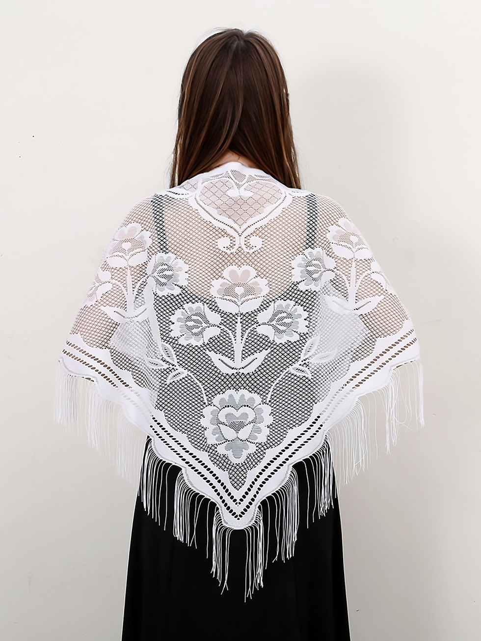 Miniatura: Shawl largo para santeras