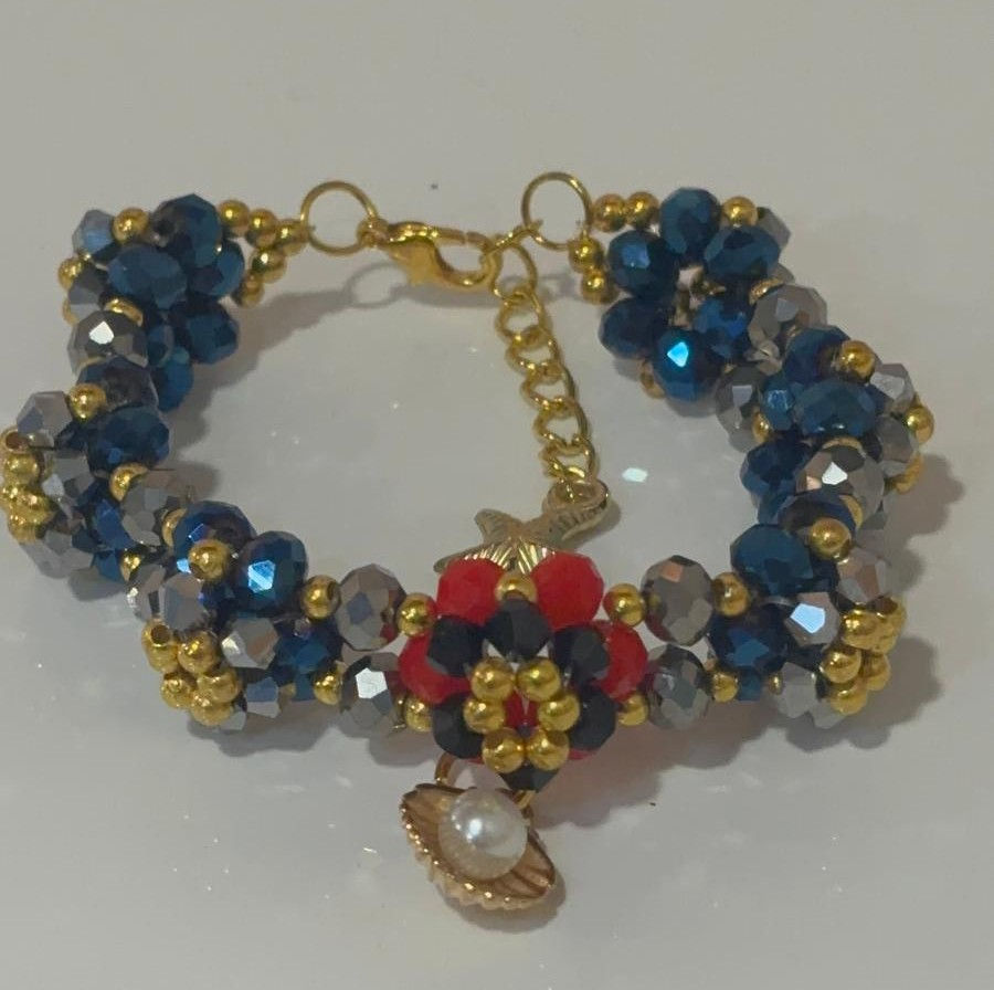 Miniatura: Idé de Yemayá con Paso de Eleguá