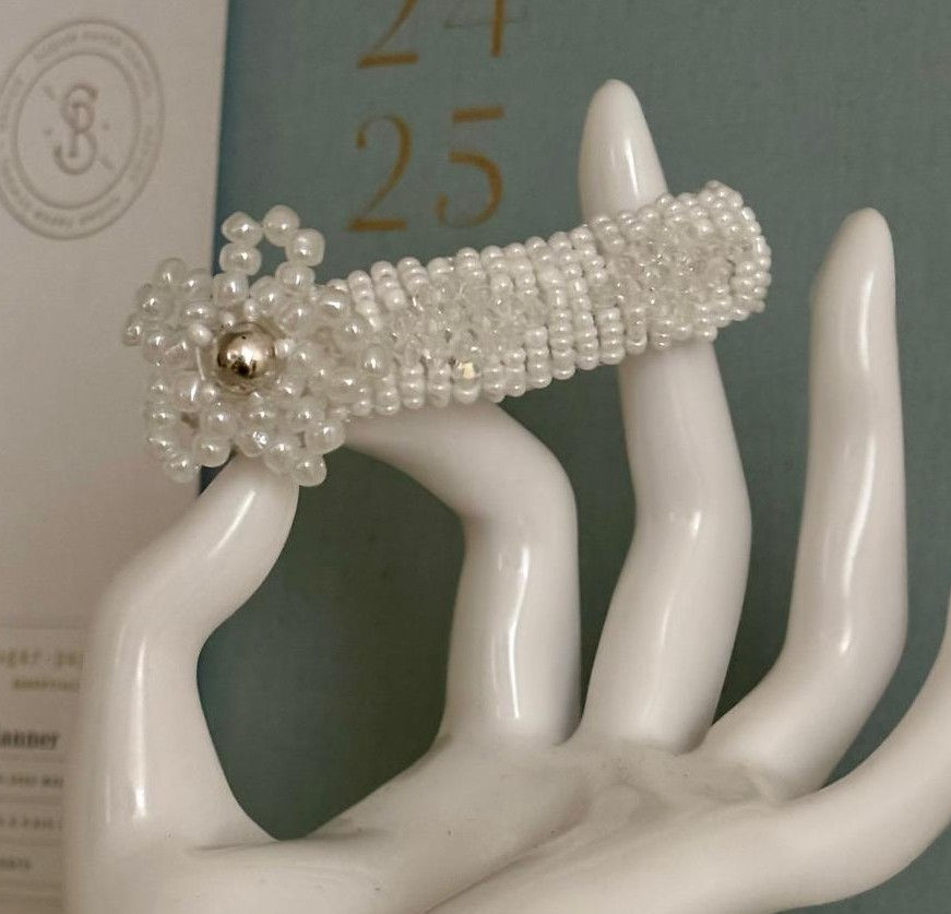 Miniatura: Ide de Obatalá – Pulsera Ceremonial Blanca | Paz, Pureza y Protección | Hecho a