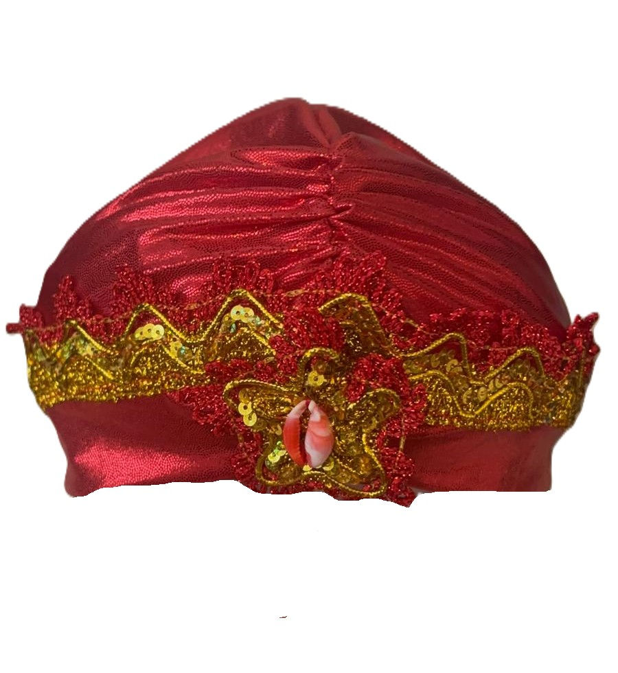 Miniatura: Quilla (Turbante) Roja para Santera