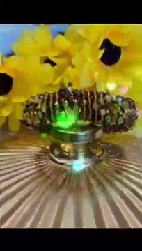 Miniatura: Ide de Oshun de tejido completo con corona