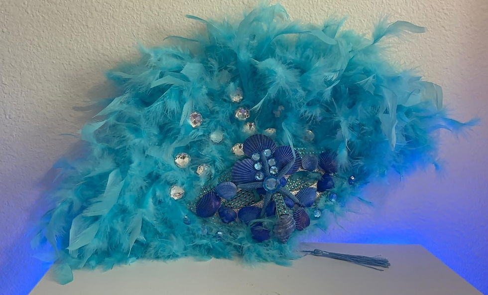 Miniatura: Abanico de Yemayá Decorativo