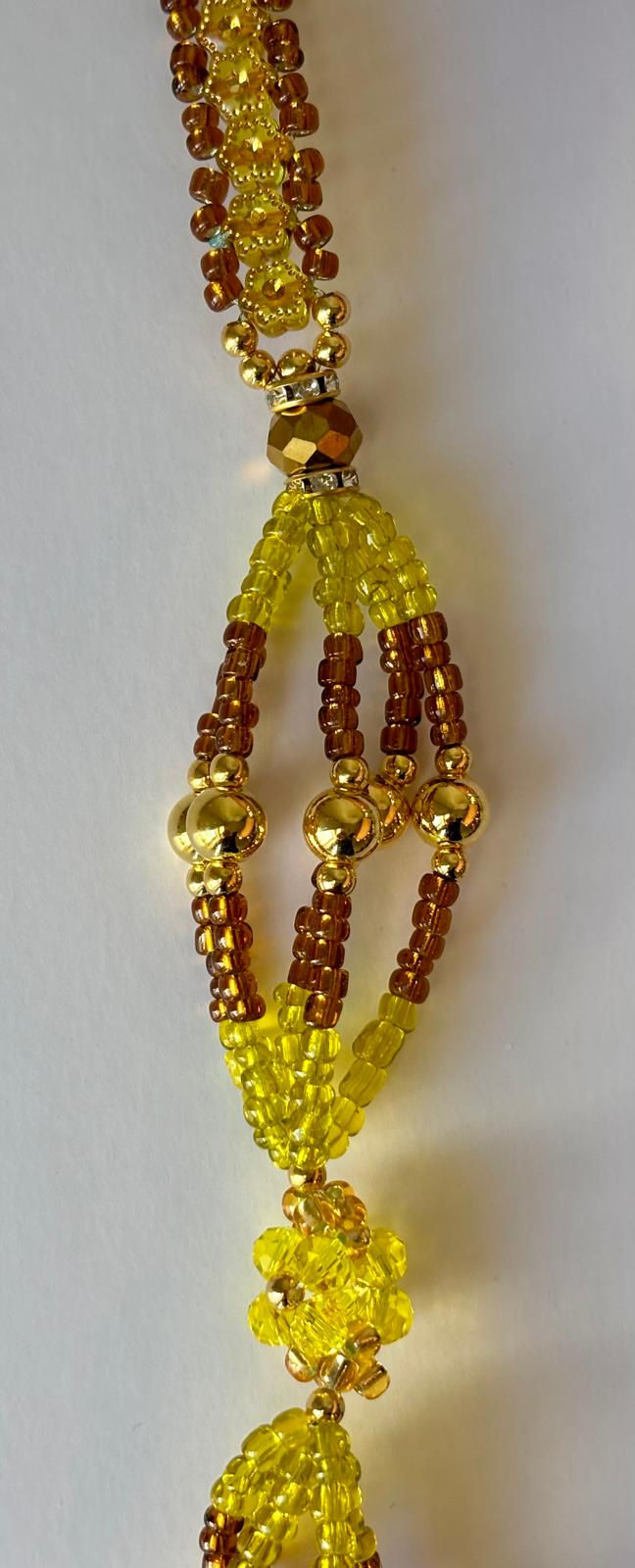 Miniatura: Collar cabecero de Oshun