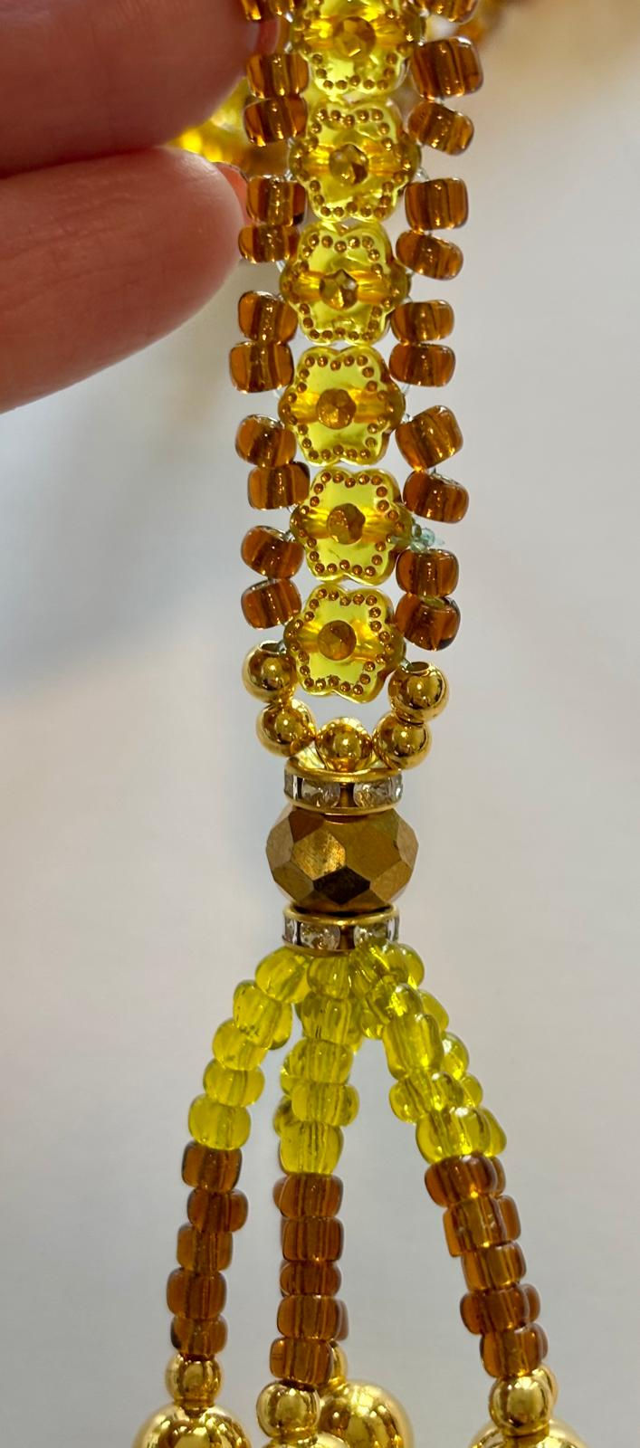 Miniatura: Collar cabecero de Oshun