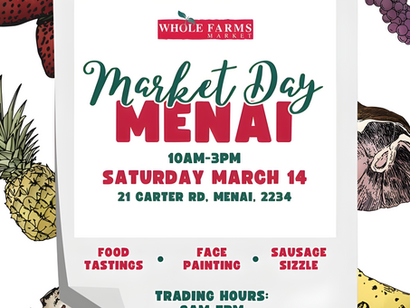 Whole Farms Market Opens in Menai Central!