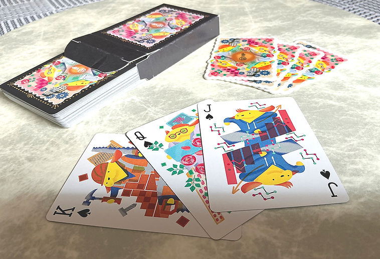 Wapuu-Playing-Cards-and-Stickers-WordCamp-US-2025-Branded-Merchandise-for WordPress-by Yoko-Baum