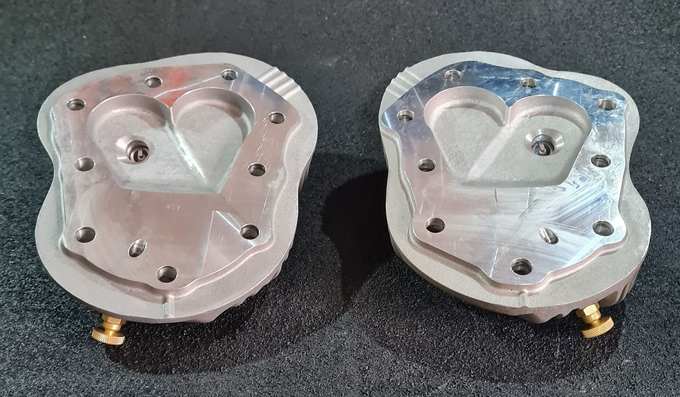Thumbnail: Motortechnic Mfg. Flathead UL/ULH Aluminum Head Set