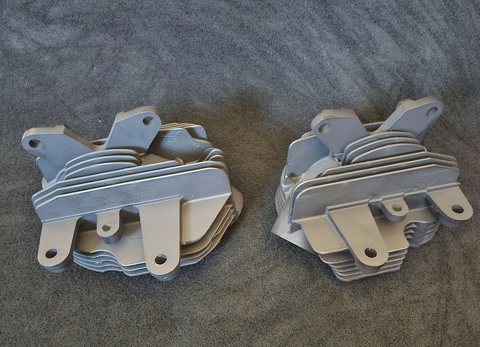 Thumbnail: Replica 1938-1941 Knucklehead head set 61 cu small port