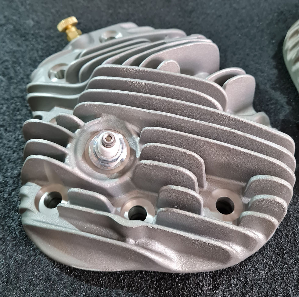 Thumbnail: Motortechnic Mfg. Flathead UL/ULH Aluminum Head Set