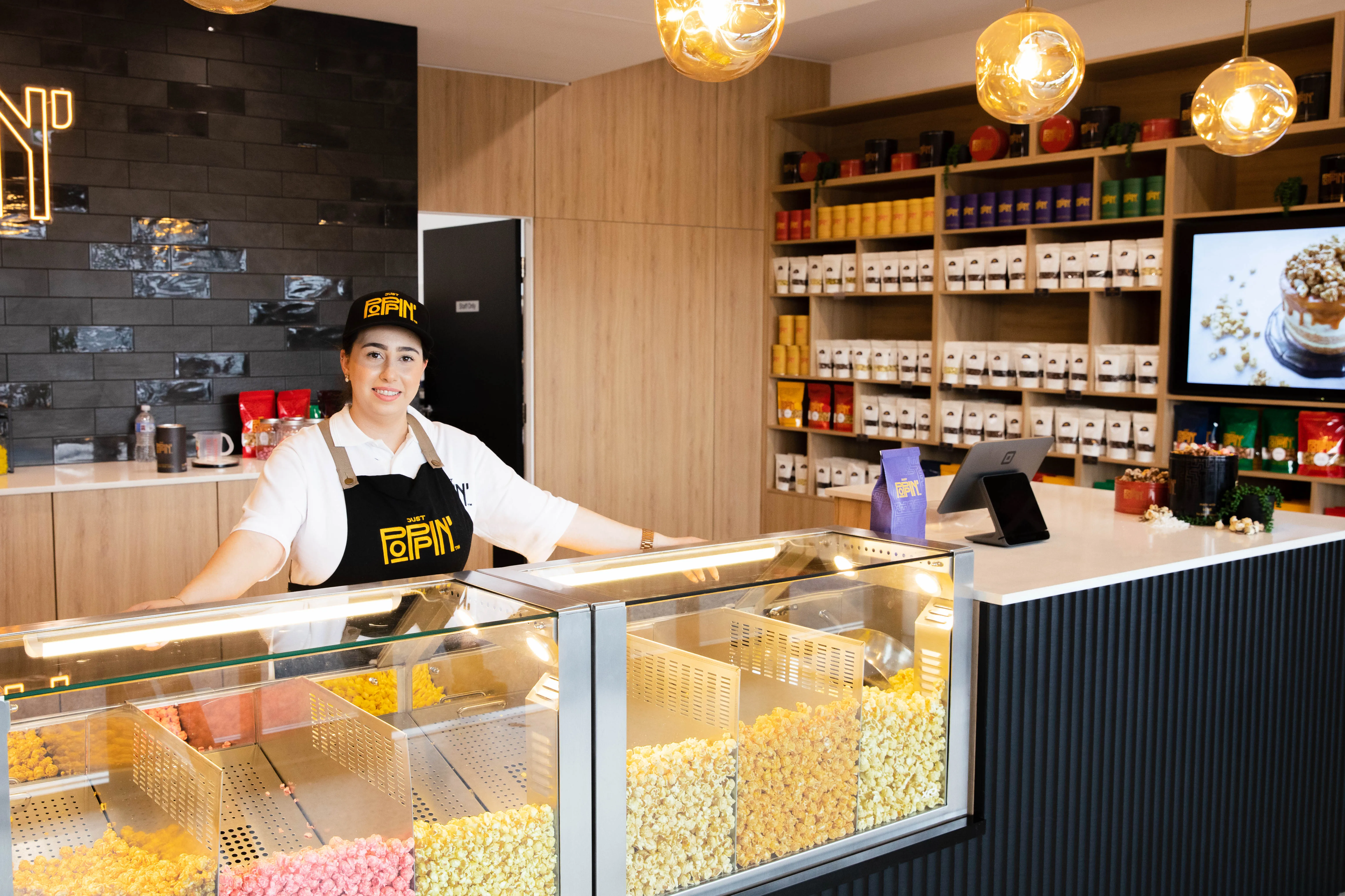 Commercial store fit out - Just Poppin by Seven Willow Designs