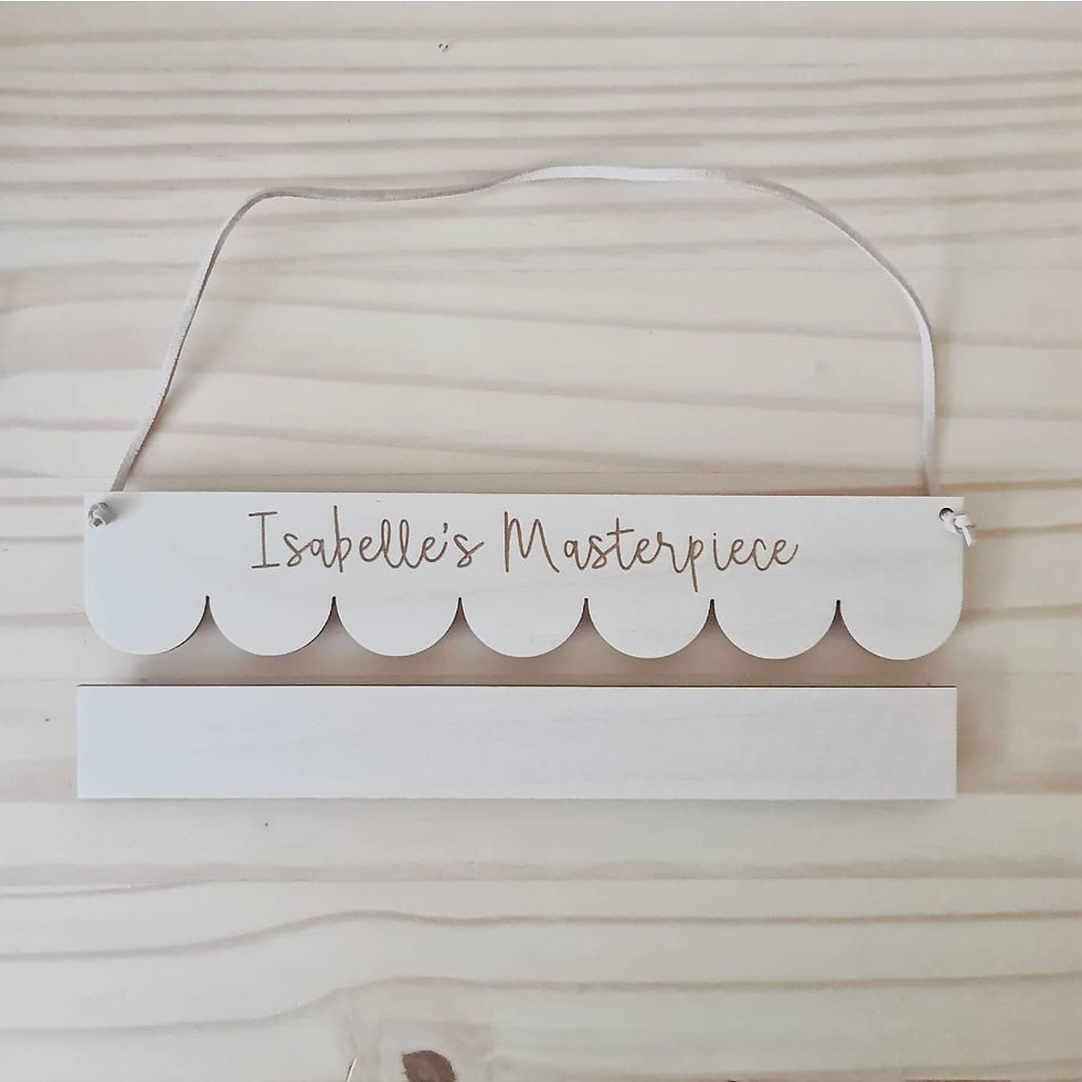 Thumbnail: Personalised Art Hanger
