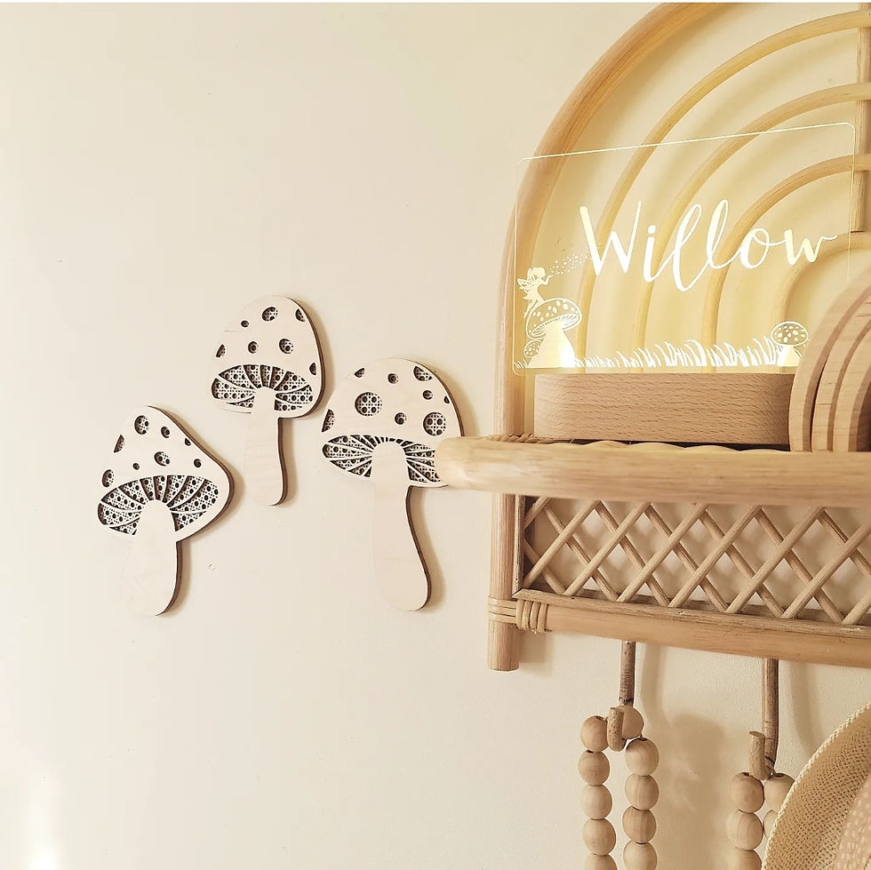 Thumbnail: Rattan Style Mushrooms - Bundle
