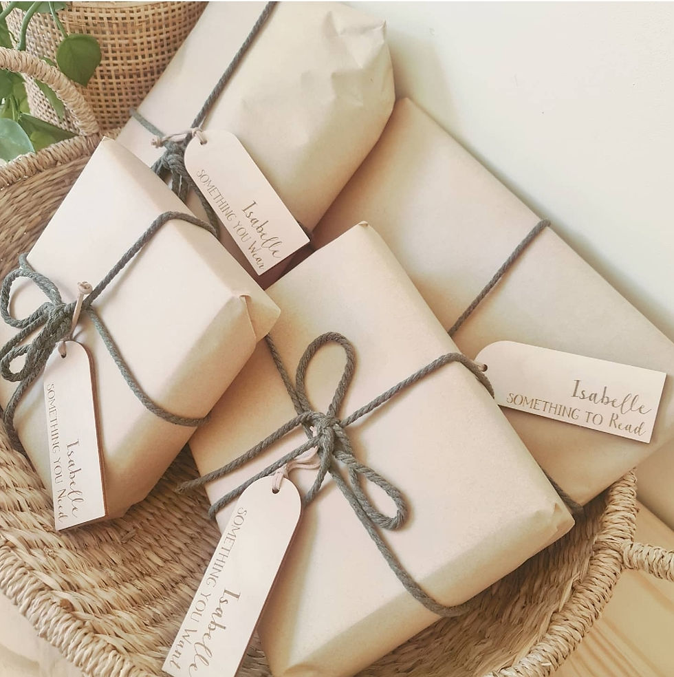 Thumbnail: Personalised Christmas Gifting Tags Set