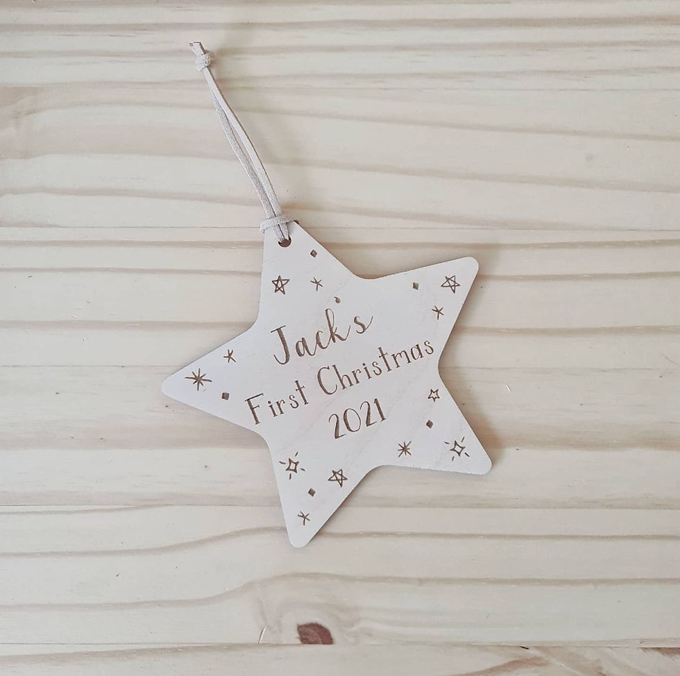 Thumbnail: Personalised First Christmas Ornament