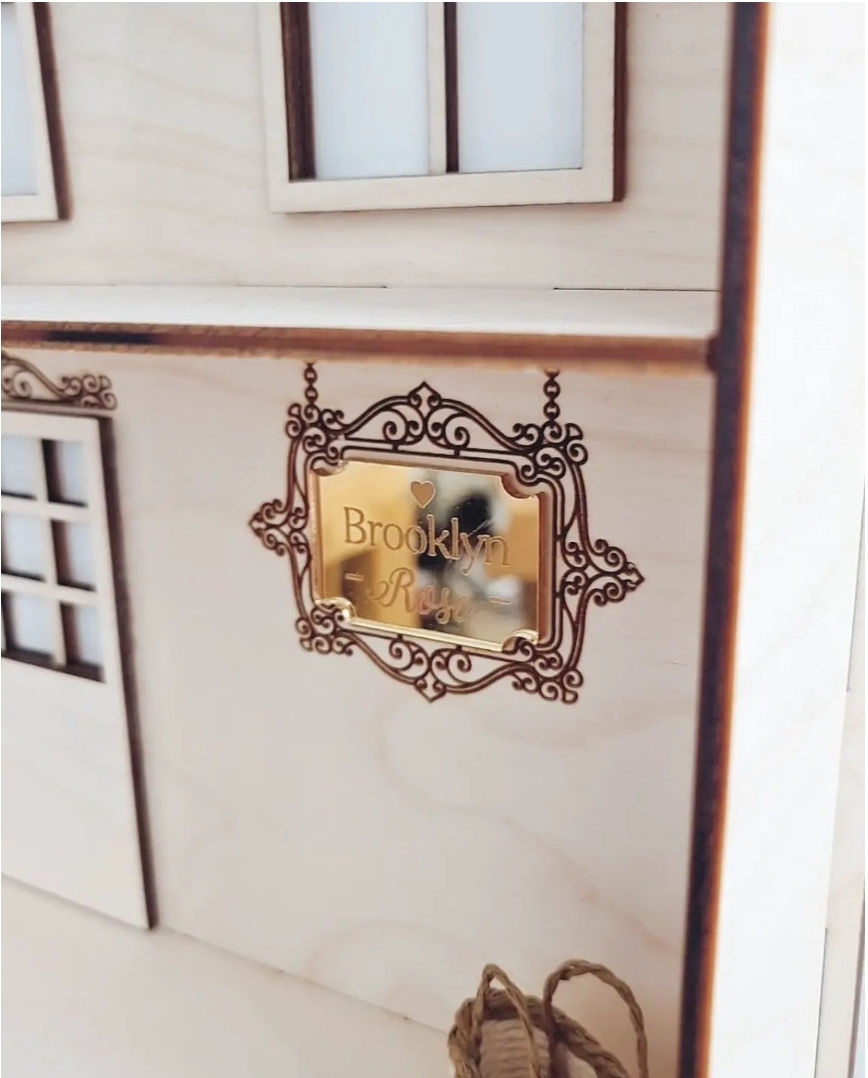 Thumbnail: Dollhouse Shelf - The Royal Terrace - Personalised