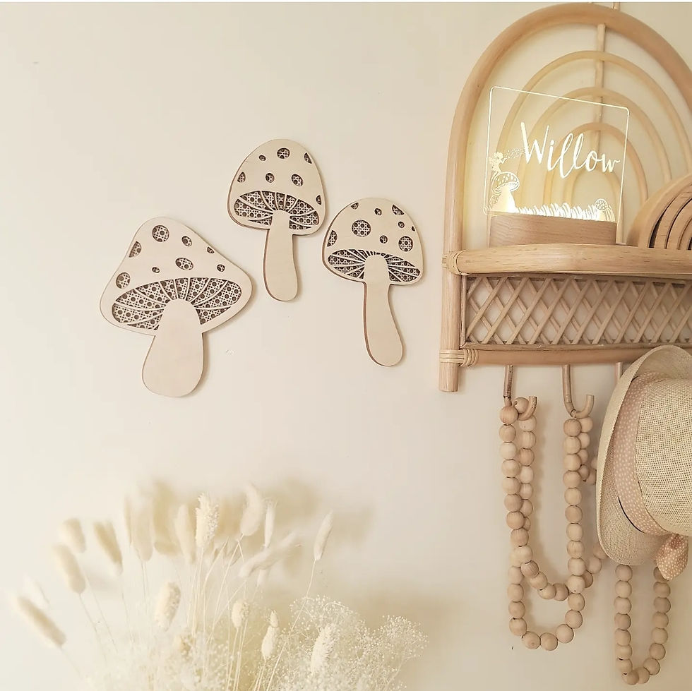 Thumbnail: Rattan Style Mushrooms - Bundle