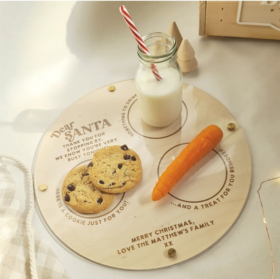 Christmas Eve Santa Treat Tray - Personalised