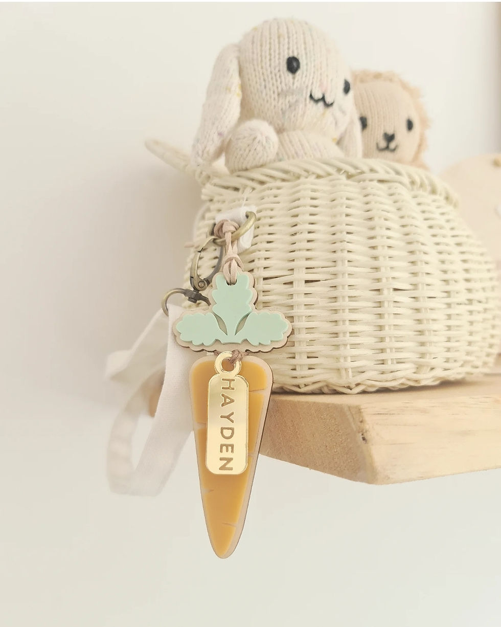 Thumbnail: Personalised Easter Name Tag - Carrot