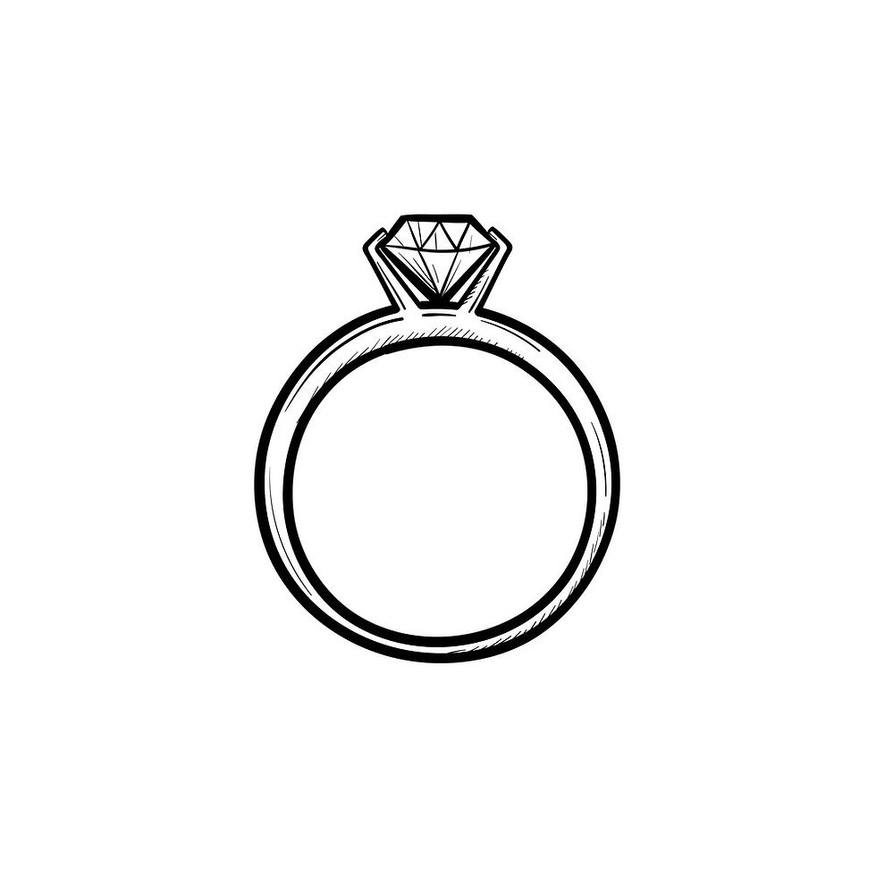 weddind-ring-with-diamond-hand-drawn-out