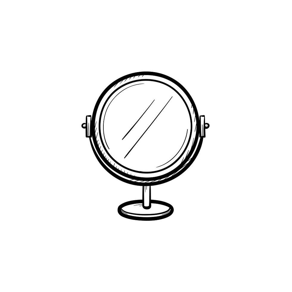 round-makeup-mirror-hand-drawn-sketch-ic