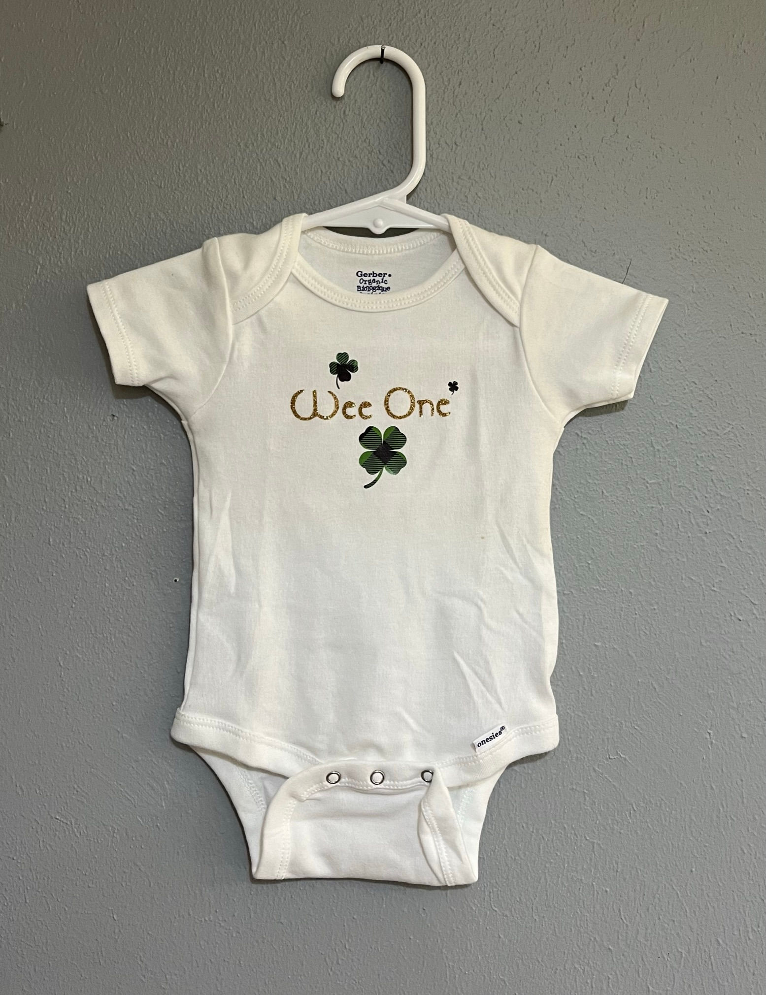 3-6M Wee One Onesie
