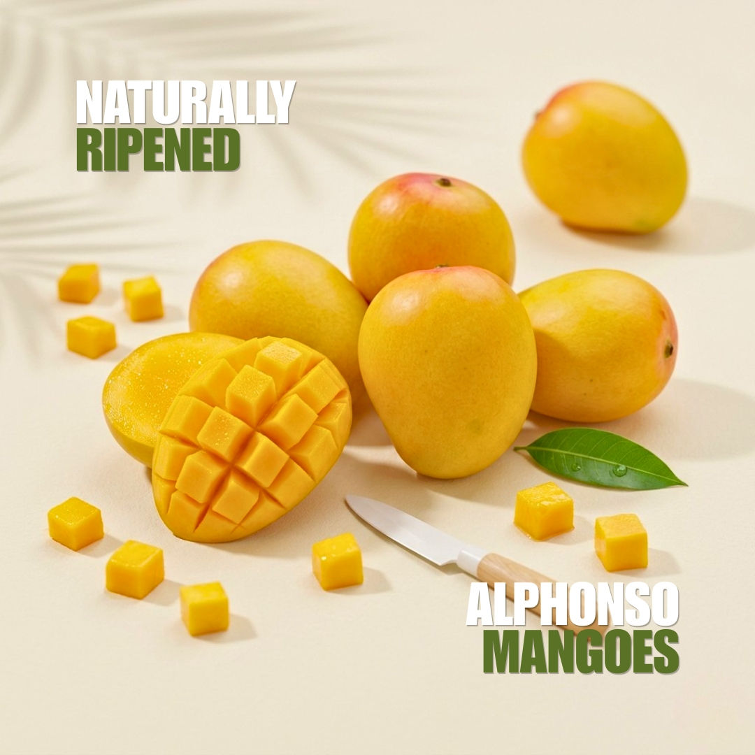Fresh Alphonso Sweet & Rich Premium Mango - 3Kg ( Free Shipping )