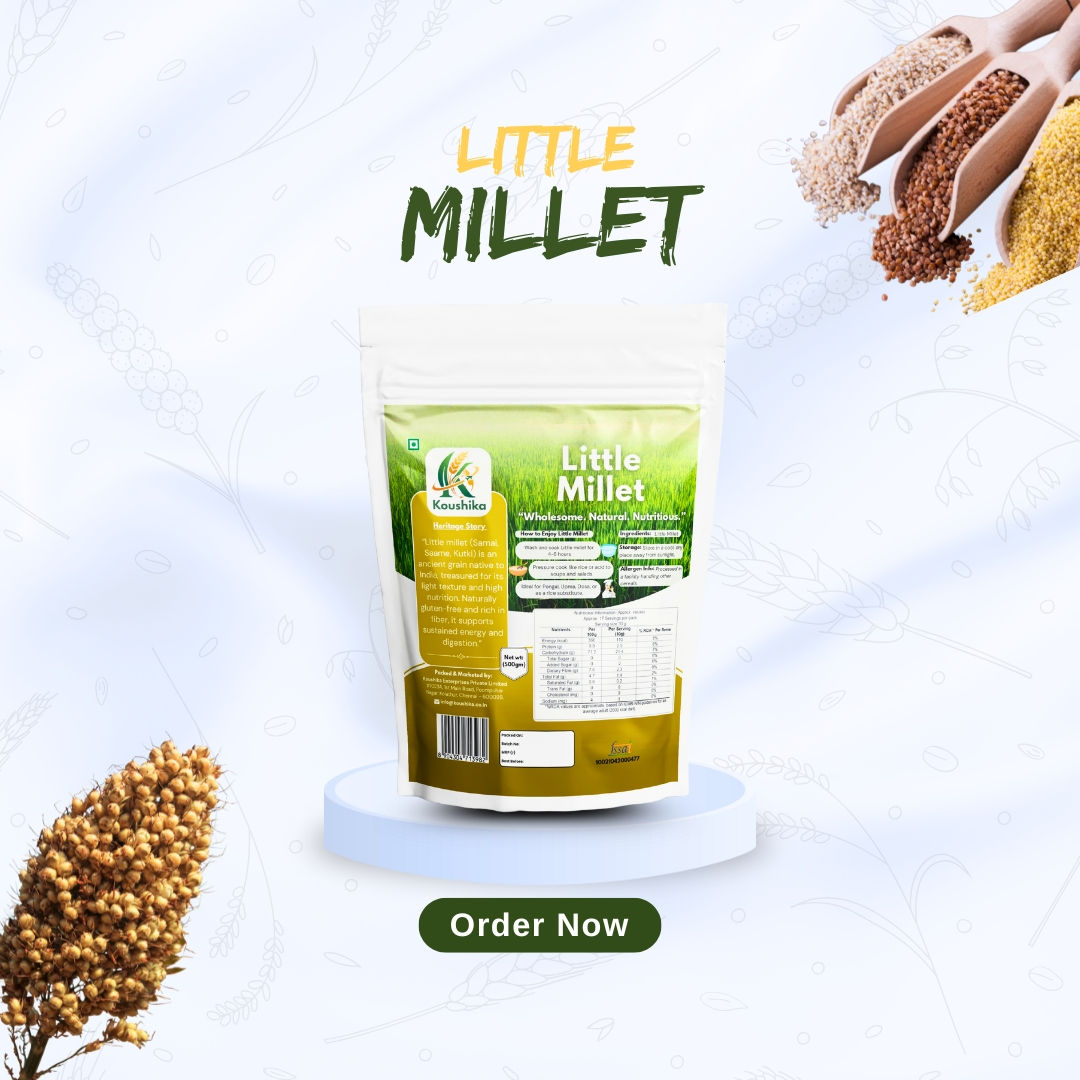 Little Millet ( சாமை ) - 500g , Pack of 1