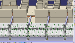CATIA floor beams design 1 with concrete