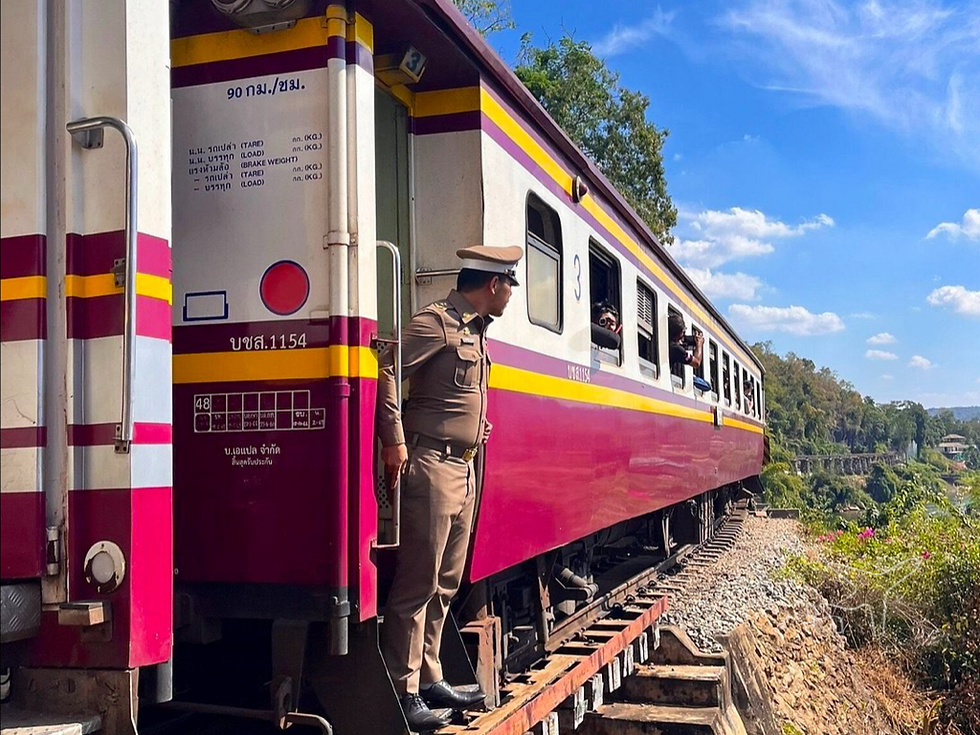 COMBOIO NA LINHA DE CAMINHO DE FERRO DA MORTE