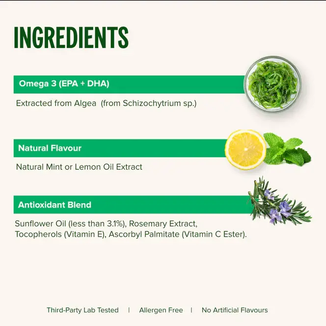 Thumbnail: Vivo Life Omega 3 vegan capsules – plant based supplements and natural products UK