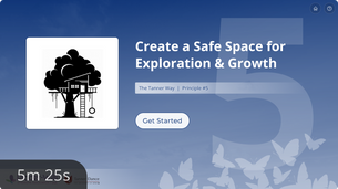 1.5 Create a Safe Space for Exploration and Growth
