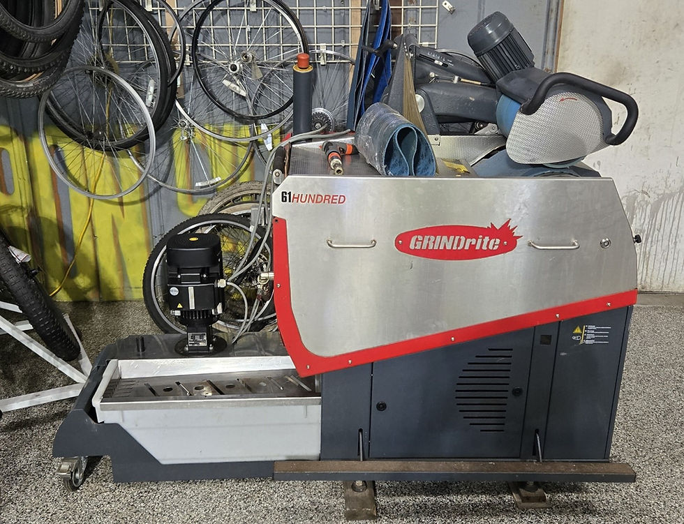 We have just Tactically Aquired a GrindRite base grinder and Hot Wax machine. We will be applying wax for current raceday conditions in the parking lot of events/Races this season. If you want us at your Event/Race please reach out