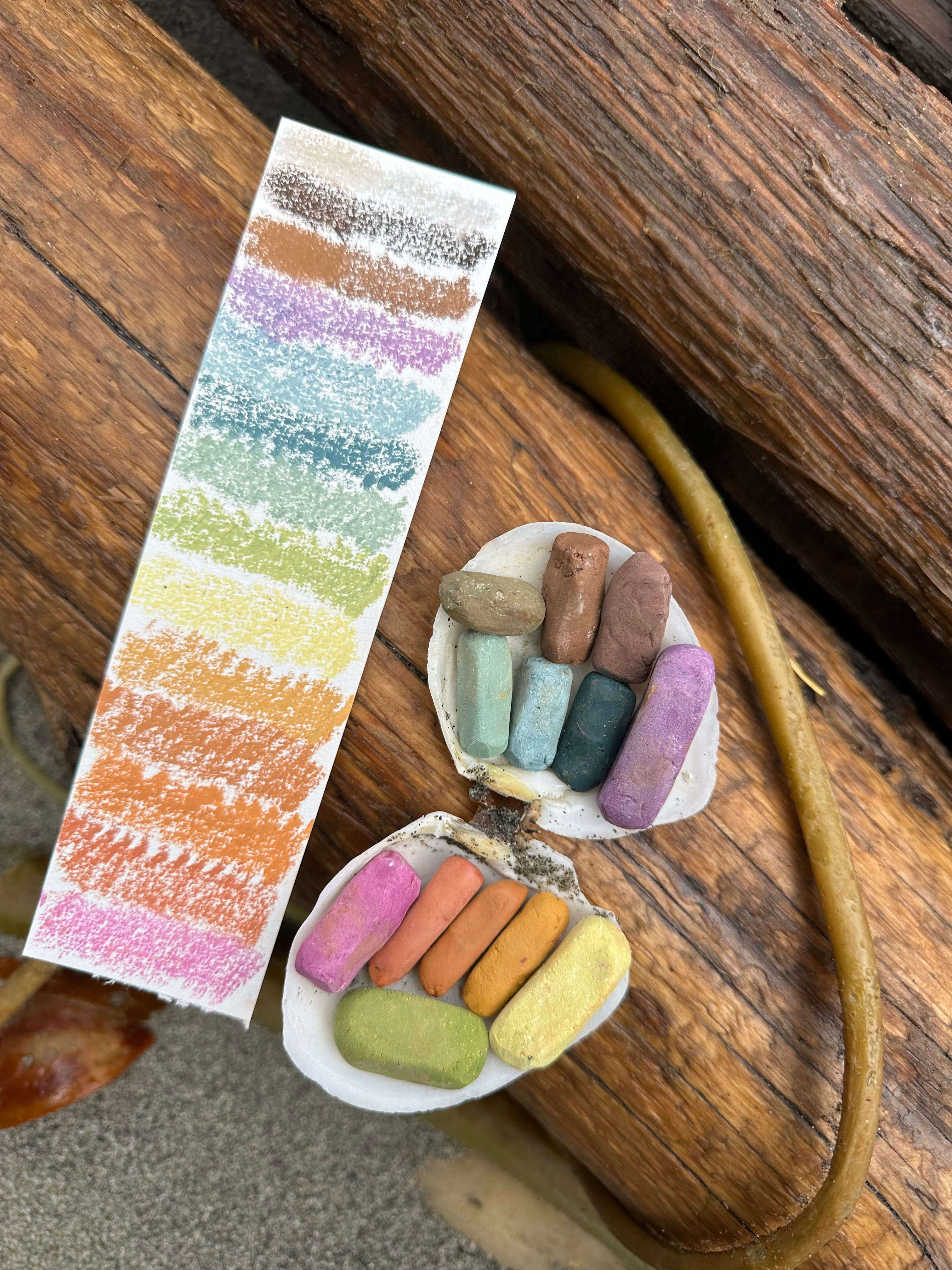 Making Soft Pastels with Natural Pigments
