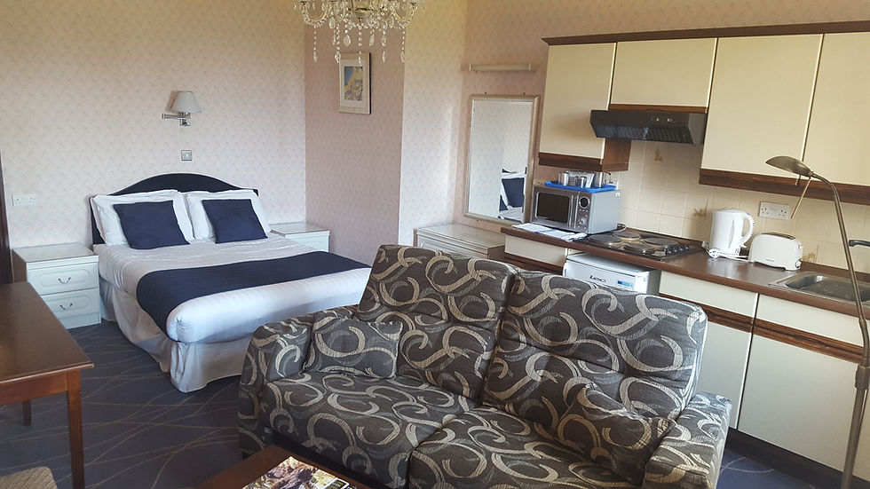 Double studio at Devoncourt Exmouth