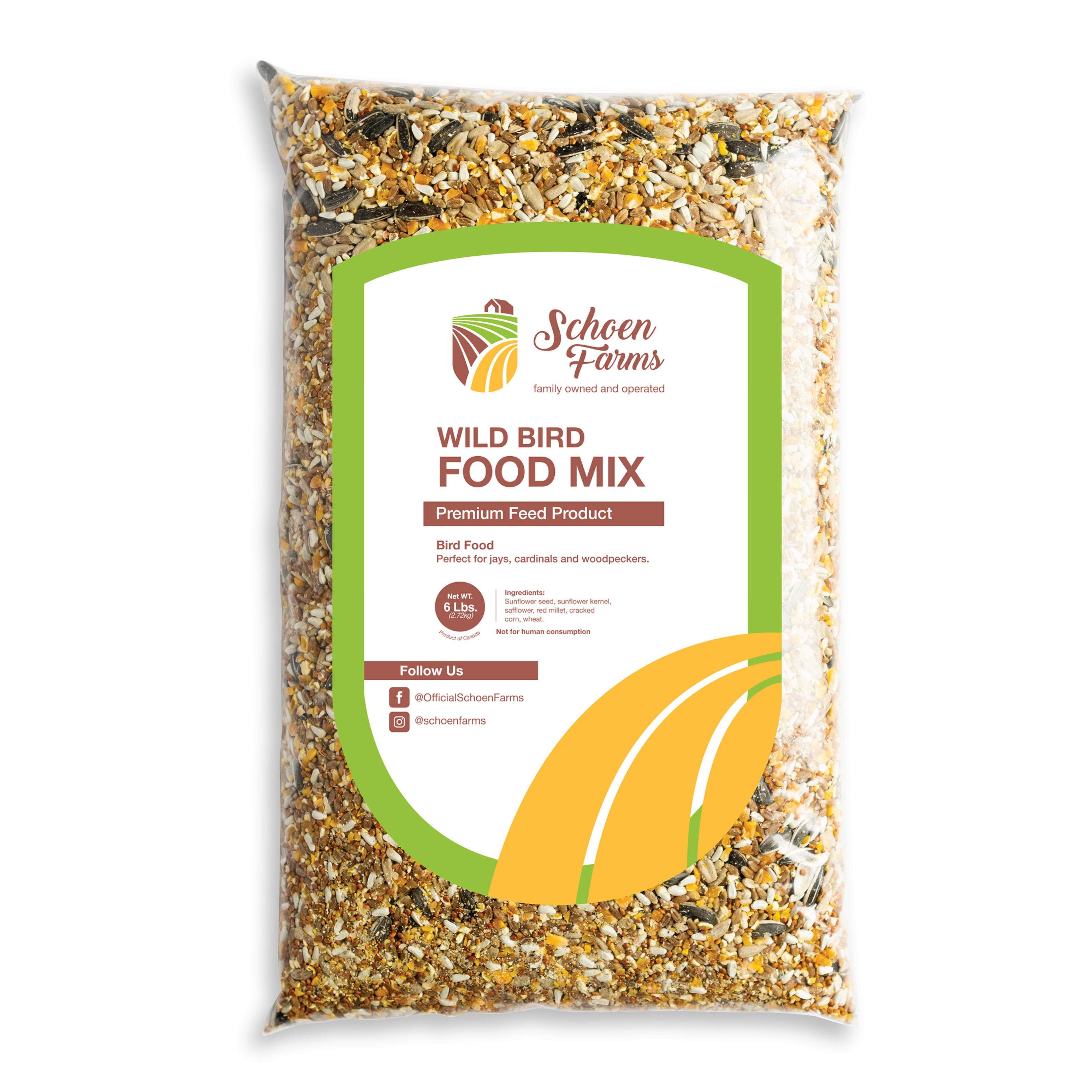 Schoen Farms Wild Bird Seed Food Mix (5 LBS)