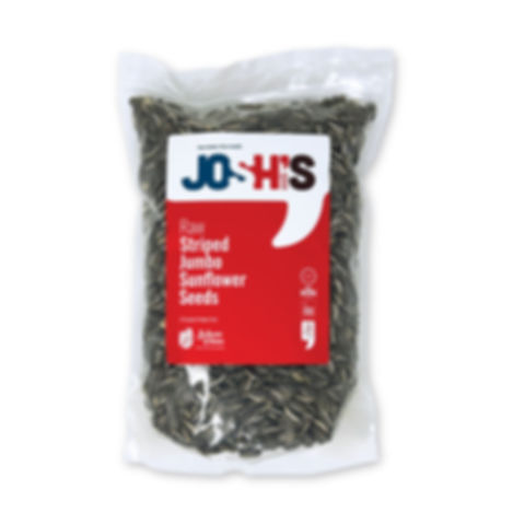 Josh's Seed Raw Striped Jumbo Sunflower Seeds (2 LBS) - Product of Canada