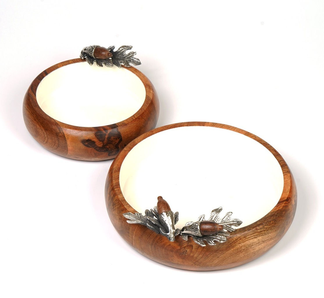 ACORN ROUND BOWL 7 INCH