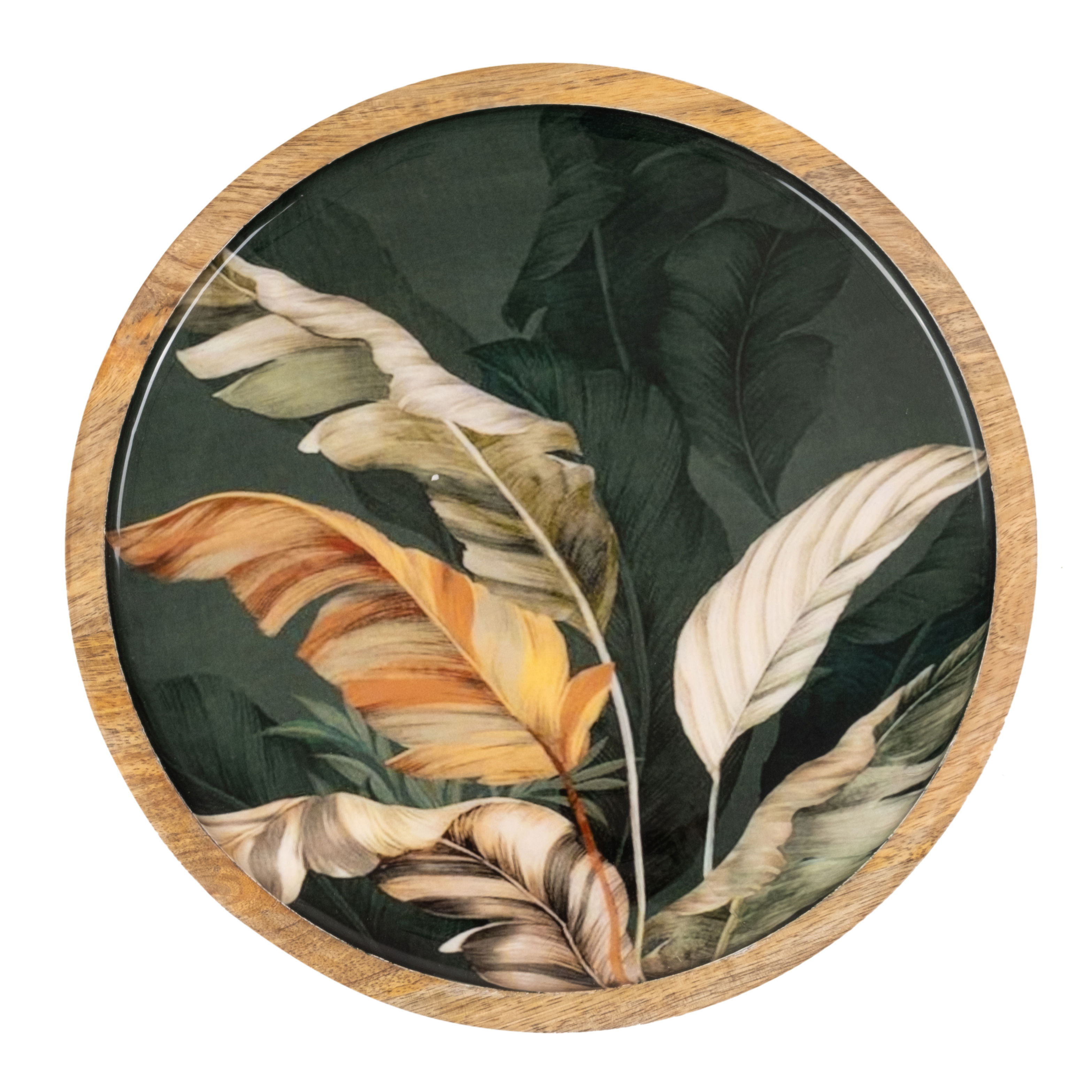 floral printed cake stand