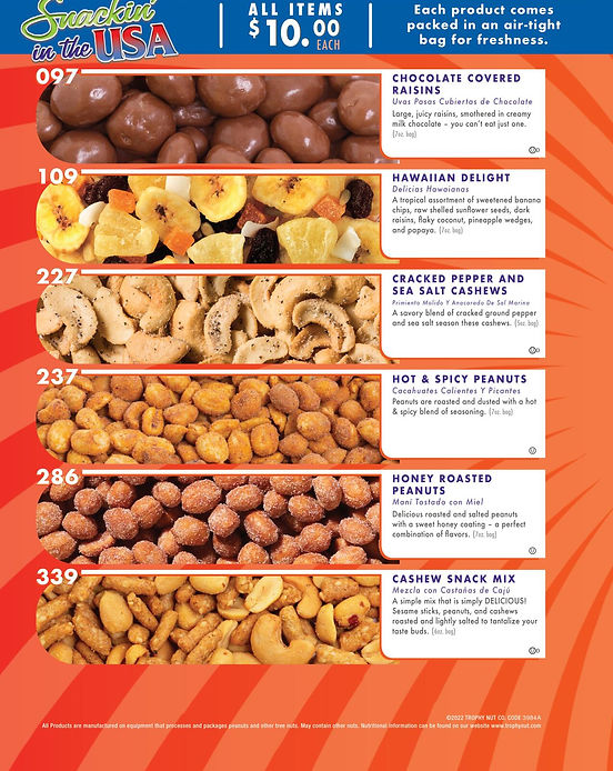 Snackin in the USA | Snack Fundraiser