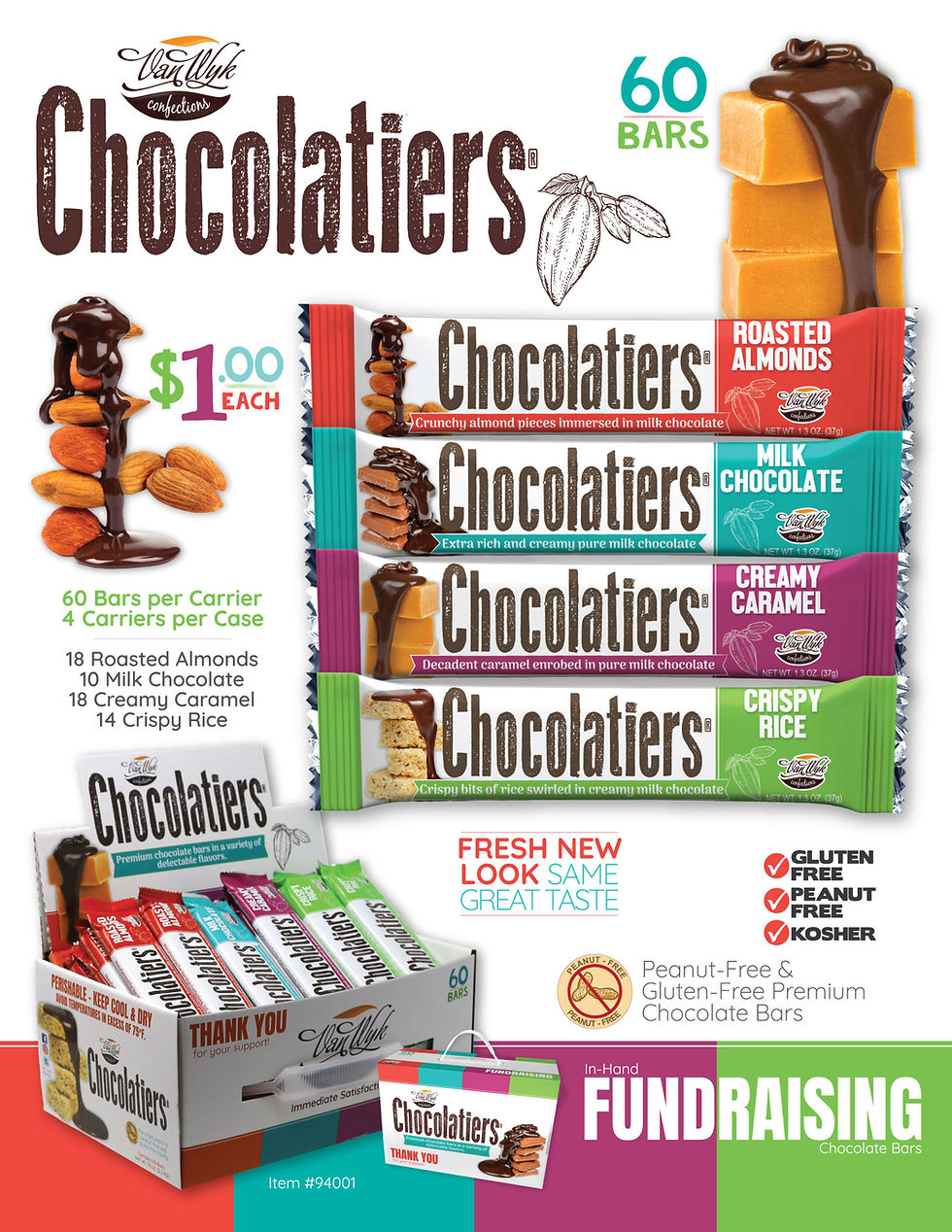 Chocolatiers one dollar bar fundraiser c