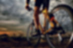 Mountain Bike cyclist riding outdoor