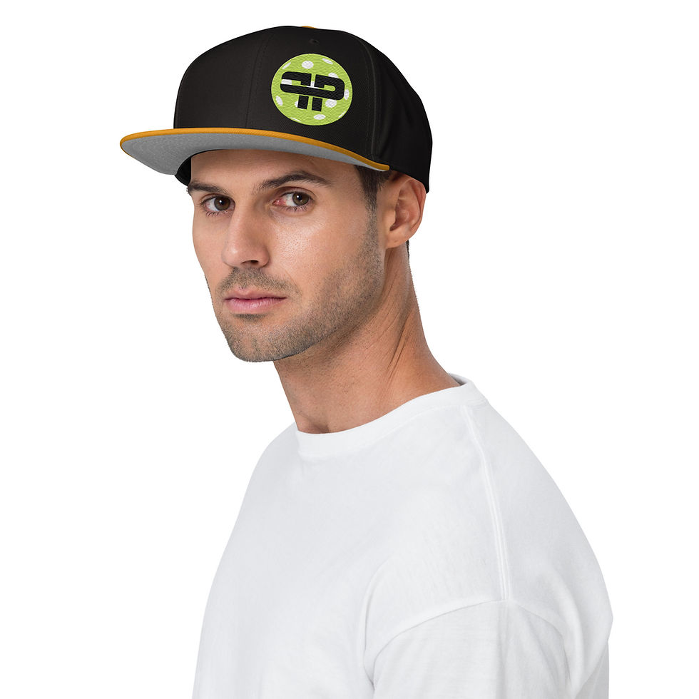 Thumbnail: Snapback Hat: Embroidered Logo