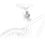 Thumbnail: BIKE ADAPT Plate for mounting a Petzl headlamp on bicycle handlebars or seat pos