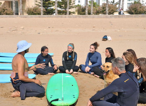 surf lesson for beginners in Essaouira