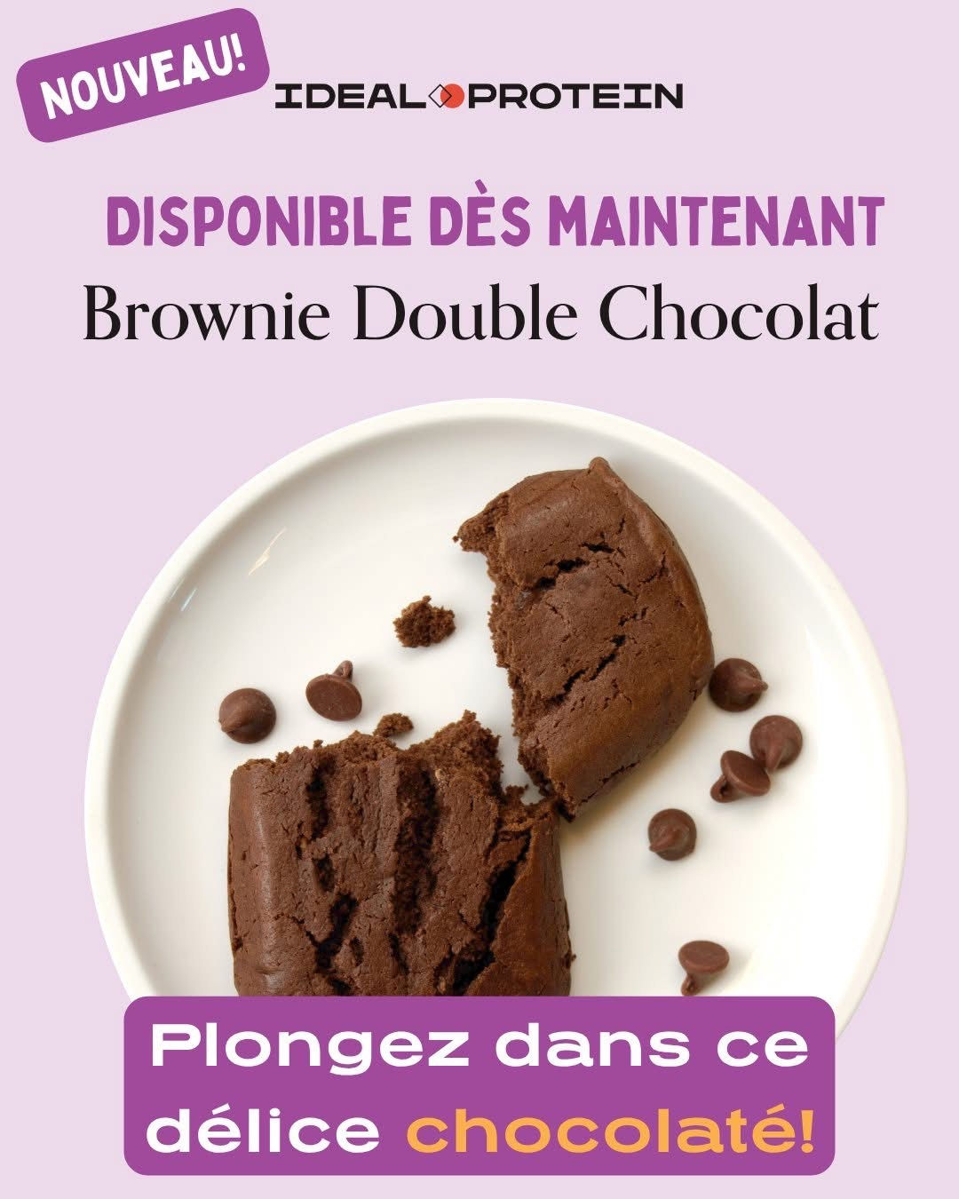 BROWNIES Fudge au chocolat / Bte de 7 unités /RESTREINT