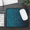 Thumbnail: Geometric Tech Mousepad with Teal Lines and Cyber Grid Pattern