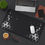 Thumbnail: Monochrome Triangle Geometric Mousepad – Modern Minimalist Desk Mat