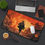 Thumbnail: Explosive Action Hero Desk Mat – Cinematic Firestorm Mousepad for Gamers